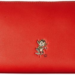 COACH Baseman Cosmetic Case 22 SV/Orange