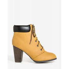 Incaltaminte Femei CheapChic In Charge Bootie Camel