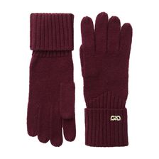 Cole Haan Diagonal Rib Glove Red