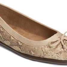 Aerosoles Fast Bet Light Tan Snake