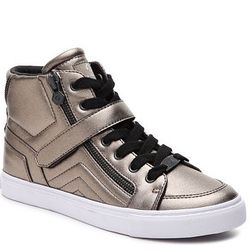 Incaltaminte Femei G by GUESS G by Guess Ojay High-Top Sneaker Pewter Metallic