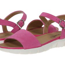 Vaneli Kathie Fuchsia Soft Nabuk/Match Ferns Patent/Silver Buckle