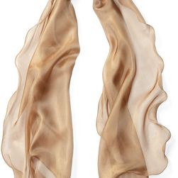 Ralph Lauren Ruffled Georgette Scarf Barley