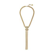 Bijuterii Femei Vince Camuto Statement Multi Row Y Necklace Worn GoldMilky Grey