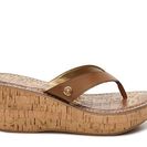 Incaltaminte Femei Sam Edelman Romy Wedge Sandal Cognac