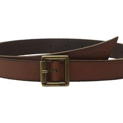Accesorii Femei Frye 25mm Leather Belt with Heat Crease and Wrap Front Tip LuggageAntique Brass