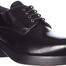 Prada Derby Spazzolato Fume Black
