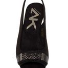 Incaltaminte Femei AK Anne Klein Harmonia Slingback Wedge Sandal BLACK MULTI FB