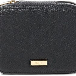 Ralph Lauren Faux-Leather Jewelry Case Black