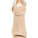 Incaltaminte Femei Manas Open Toe Buckle Bootie Beige