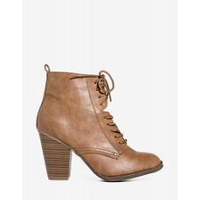 Incaltaminte Femei CheapChic Heather-31 Dazed And Confused Bootie Cognac