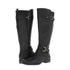 Incaltaminte Femei Naturalizer Jersey Wide Shaft Black Wide Shaft Leather