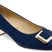 Trotters Fancy Navy Suede