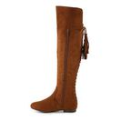 Incaltaminte Femei GC Shoes Jolie Over The Knee Boot Cognac