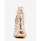 Incaltaminte Femei CheapChic Frida Knotted Up Bootie Nude
