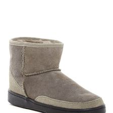 Incaltaminte Femei Minnetonka Genuine Sheepskin Ankle High Pug Boot Women GREY