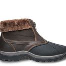 Incaltaminte Femei Propet Blizzard Ankle Zip II Duck Boot Brown LeatherNylon