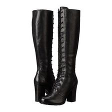 Incaltaminte Femei Frye Parker Tall Lace Up Black Antique Pull Up