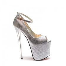 Pantofi Maxon Argintii