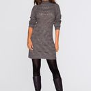 Rochie tricotată cu strass-uri 