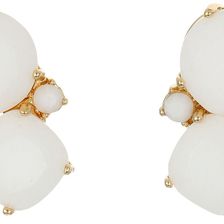 Kate Spade New York Seastone Sparkle Cluster Stud Earrings White/Multi
