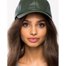 Accesorii Femei CheapChic Must Have Faux Leather Cap Hunter