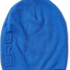 Ralph Lauren Slouchy Wool-Blend Hat Blue/Black