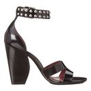 Incaltaminte Femei Marc by Marc Jacobs Jamie Stud Strap Half Moon Sandal Black