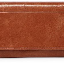 Hobo Briana Leather Wallet RUSSET