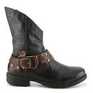Incaltaminte Femei Two Lips Middle Western Bootie BlackBrown