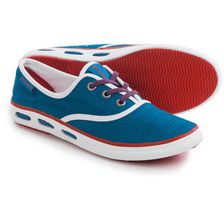 Incaltaminte Femei Columbia Vulc N Vent Lace Canvas II Shoes BLUE MAGICBRIGHT RED (03)