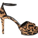 Incaltaminte Femei Roberto Cavalli Jaguar Printed Bice Heel NaturalBlack