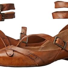 Frye Olive Strappy Brown Smooth Vintage Leather