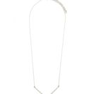 Bijuterii Femei Forever21 Rhinestone Chevron Necklace Silverclear