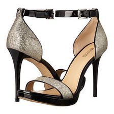 Incaltaminte Femei Michael Kors Sienna Sandal SilverBlack