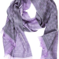 Gucci Wool Scarfjacquard Purple