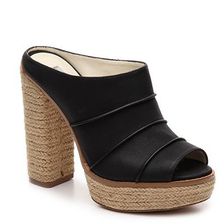 Incaltaminte Femei BCBGeneration Cecely Mule Black Faux Nubuck Leather