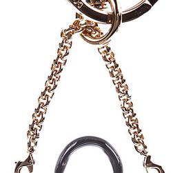 Dolce & Gabbana Steel Keychain Key Holder Black