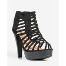 Incaltaminte Femei CheapChic Table-15 Heart Breaker Bootie Black