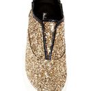 Incaltaminte Femei Michael Antonio Druce Glitter Sneaker Gold