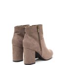Incaltaminte Femei CheapChic You\'re Blocked Faux Suede Booties Taupe