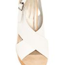 Incaltaminte Femei Michael Antonio Tracker Platform Heel Sandal White