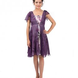 Rochie mov din voal Orchid, Minouche