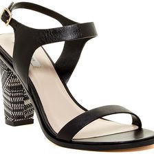 Cole Haan Cambon High Heel Sandal BLACK-WHITE PRT