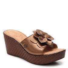 Incaltaminte Femei Born Jankel Wedge Sandal Bronze