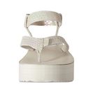 Incaltaminte Femei Teva Flatform Sandal Iridescent White