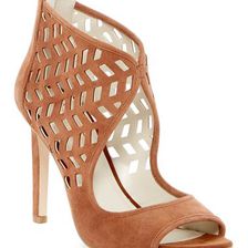 Incaltaminte Femei BCBGeneration Camdynn Laser-Cut Heeled Sandal CARAMEL 01