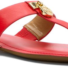 Michael Kors Hamilton Flat Sandal Coral Reef Vachetta