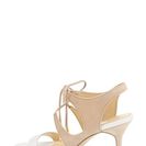 Incaltaminte Femei Ivanka Trump Garver Sandal WHITE LEATHER- BEIGE SUEDE