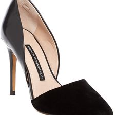 French Connection Elvia d'Orsay Pump BLACK-BLACK